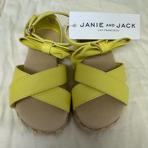 NWT Janie and jack sandal